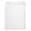 double vanity with storage Modway Furniture Vanities White White