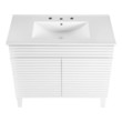 bathroom cabinet replacement Modway Furniture Vanities White White