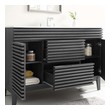 small two sink vanity Modway Furniture Vanities Charcoal White