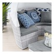 outdoor polywood dining set Modway Furniture Daybeds and Lounges Light Gray Gray