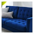 leather sectional for small spaces Modway Furniture Sofas and Armchairs Navy