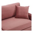 chaise sofa for small spaces Modway Furniture Sofas and Armchairs Dusty Rose