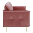 mid century gray couch Modway Furniture Sofas and Armchairs Dusty Rose