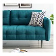 long leather sectional Modway Furniture Sofas and Armchairs Teal