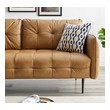 sleeper sofa white Modway Furniture Sofas and Armchairs Tan