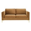 dark blue sectional Modway Furniture Sofas and Armchairs Cognac