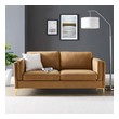 dark blue sectional Modway Furniture Sofas and Armchairs Cognac