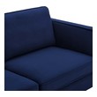 velvet green couch sectional Modway Furniture Sofas and Armchairs Midnight Blue