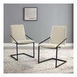 dining room set near me Modway Furniture Dining Chairs Black Beige