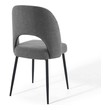 white linen dining chairs Modway Furniture Dining Chairs Black Charcoal