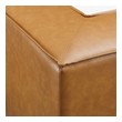 blue velvet l couch Modway Furniture Sofas and Armchairs Tan