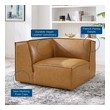 blue velvet l couch Modway Furniture Sofas and Armchairs Tan