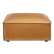 leather storage ottoman bench Modway Furniture Sofas and Armchairs Tan