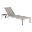 5 piece outdoor patio set Modway Furniture Daybeds and Lounges Silver Peridot