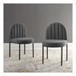 dining room sets with bench Modway Furniture Dining Chairs Black Charcoal