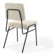 contemporary dining table chairs Modway Furniture Dining Chairs Black Beige