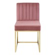 high quality dining room sets Modway Furniture Dining Chairs Gold Dusty Rose