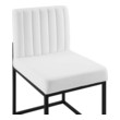 dining couch set Modway Furniture Dining Chairs Black White