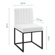 dining couch set Modway Furniture Dining Chairs Black White