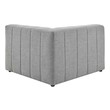 velvet love seats Modway Furniture Sofas and Armchairs Light Gray