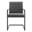 all black dining set Modway Furniture Dining Chairs Gray