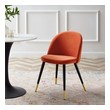 tall kitchen table with chairs Modway Furniture Dining Chairs Orange