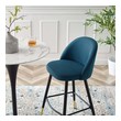 white stool with back Modway Furniture Bar and Counter Stools Azure