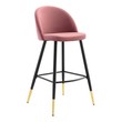 wooden shop stool Modway Furniture Bar and Counter Stools Dusty Rose