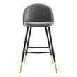 tall wooden bar stools with backs Modway Furniture Bar and Counter Stools Gray