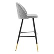 cheap metal bar stools Modway Furniture Bar and Counter Stools Light Gray