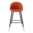 dark grey bar stools Modway Furniture Bar and Counter Stools Orange