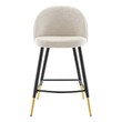metal counter height bar stools Modway Furniture Bar and Counter Stools Beige