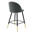 modern barstools counter height Modway Furniture Bar and Counter Stools Gray