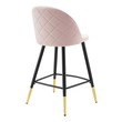 table height stools with backs Modway Furniture Bar and Counter Stools Pink