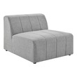 fold out sectional couch Modway Furniture Sofas and Armchairs Light Gray