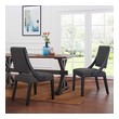 cream dining chairs Modway Furniture Dining Chairs Gray