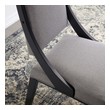 upholstered mid century modern dining chairs Modway Furniture Dining Chairs Light Gray