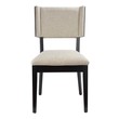 white dining table with black chairs Modway Furniture Dining Chairs Beige