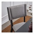 farmhouse dinette set Modway Furniture Dining Chairs Light Gray