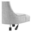 grey swivel desk chair Modway Furniture Office Chairs Black Light Gray