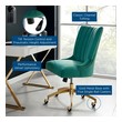 a chair for a desk Modway Furniture Office Chairs Gold Teal