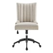 high office stool Modway Furniture Office Chairs Black Beige