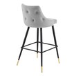black bar stools wood Modway Furniture Bar and Counter Stools Light Gray