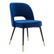 modern blue dining chairs Modway Furniture Dining Chairs Navy