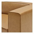 leather l couch Modway Furniture Sofas and Armchairs Tan