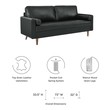 best sectional sleeper sofa Modway Furniture Sofas and Armchairs Black