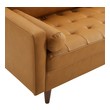 cream colored leather sectional sofa Modway Furniture Sofas and Armchairs Tan