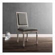 dining room table and chairs small Modway Furniture Dining Chairs Natural Gray