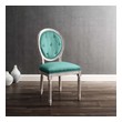 french country dining Modway Furniture Dining Chairs Natural Teal