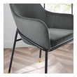 walnut and grey dining chairs Modway Furniture Dining Chairs Black Charcoal